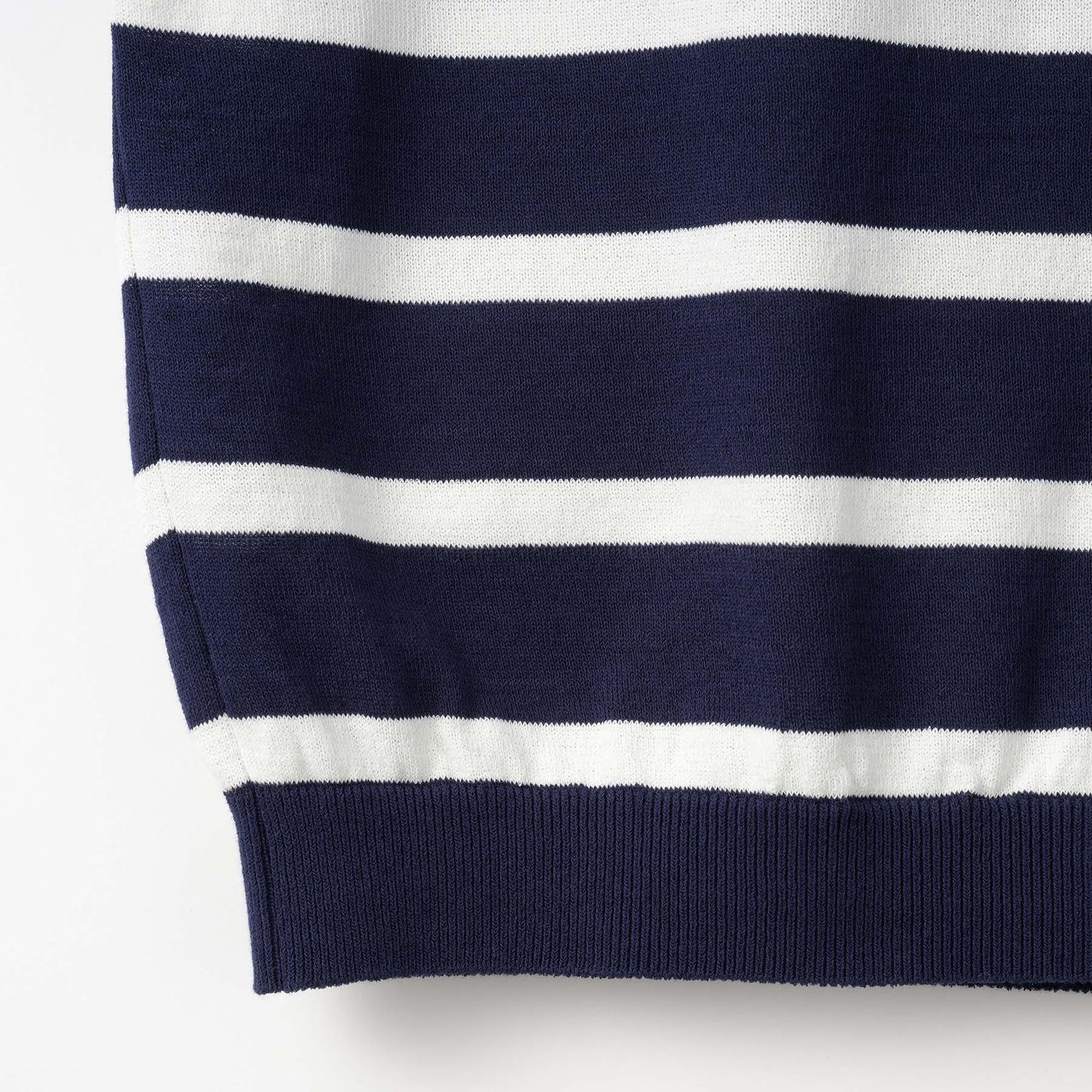 ICE COTTON BORDER LONG CREWNECK