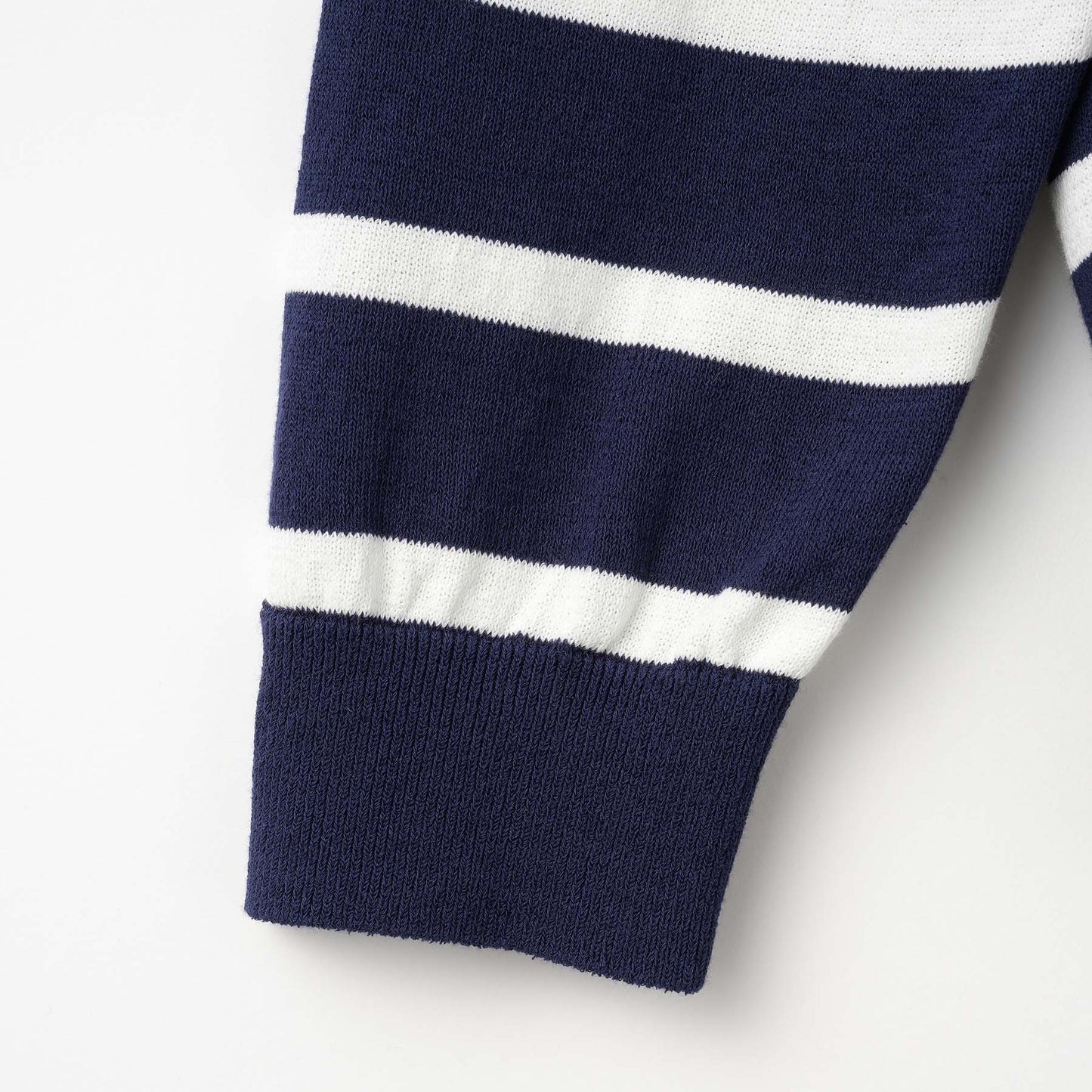 ICE COTTON BORDER LONG CREWNECK