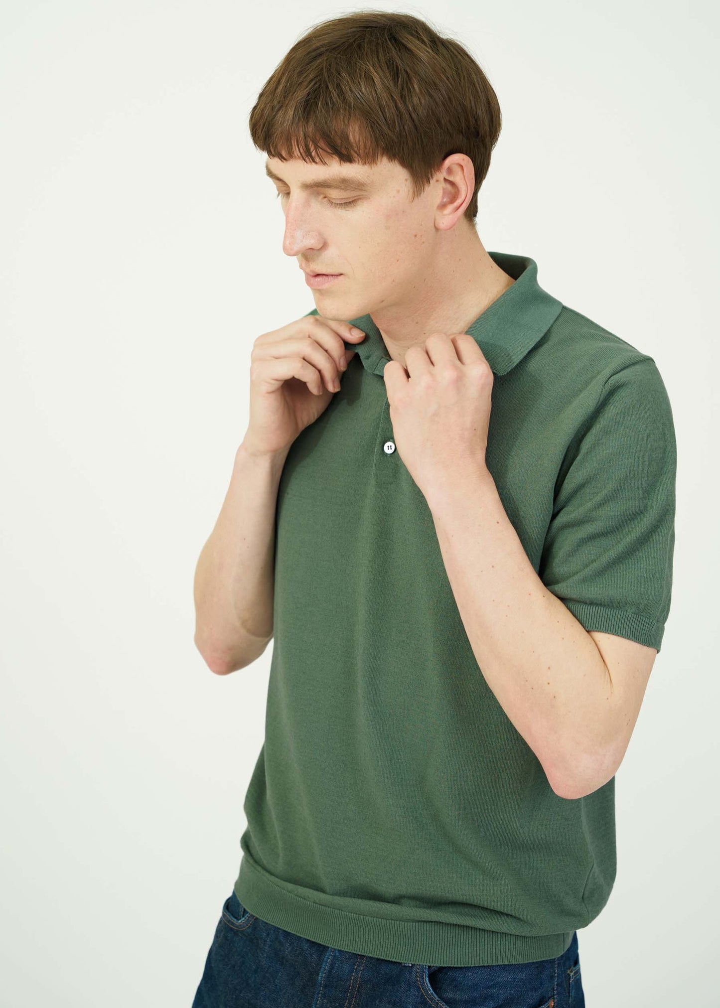 ICE COTTON POLO NECK