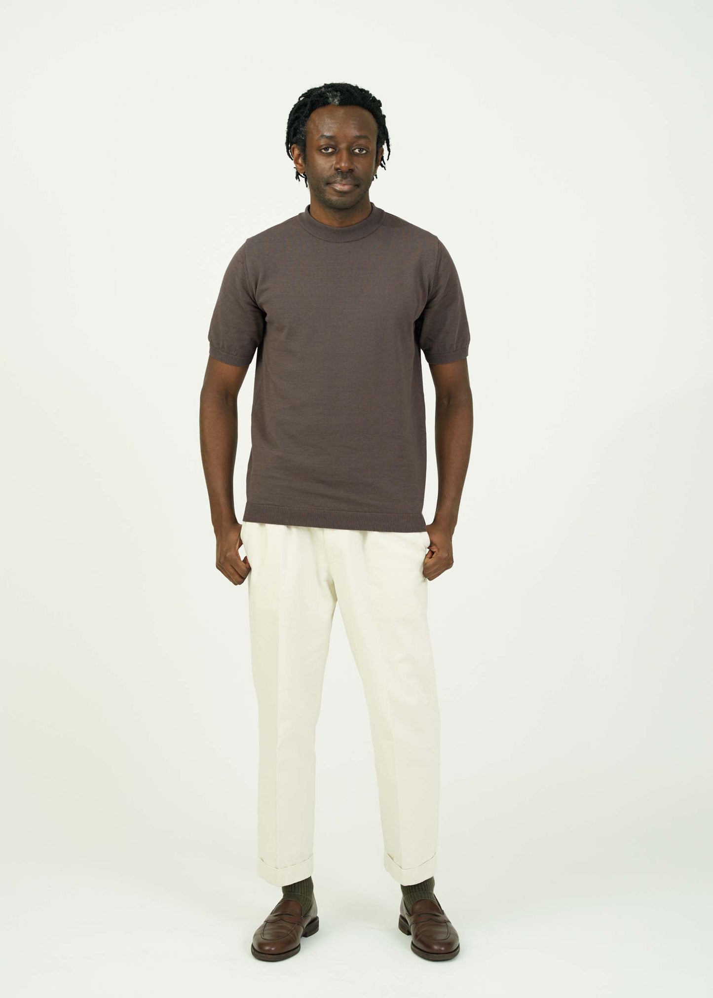ICE COTTON MOCK NECK
