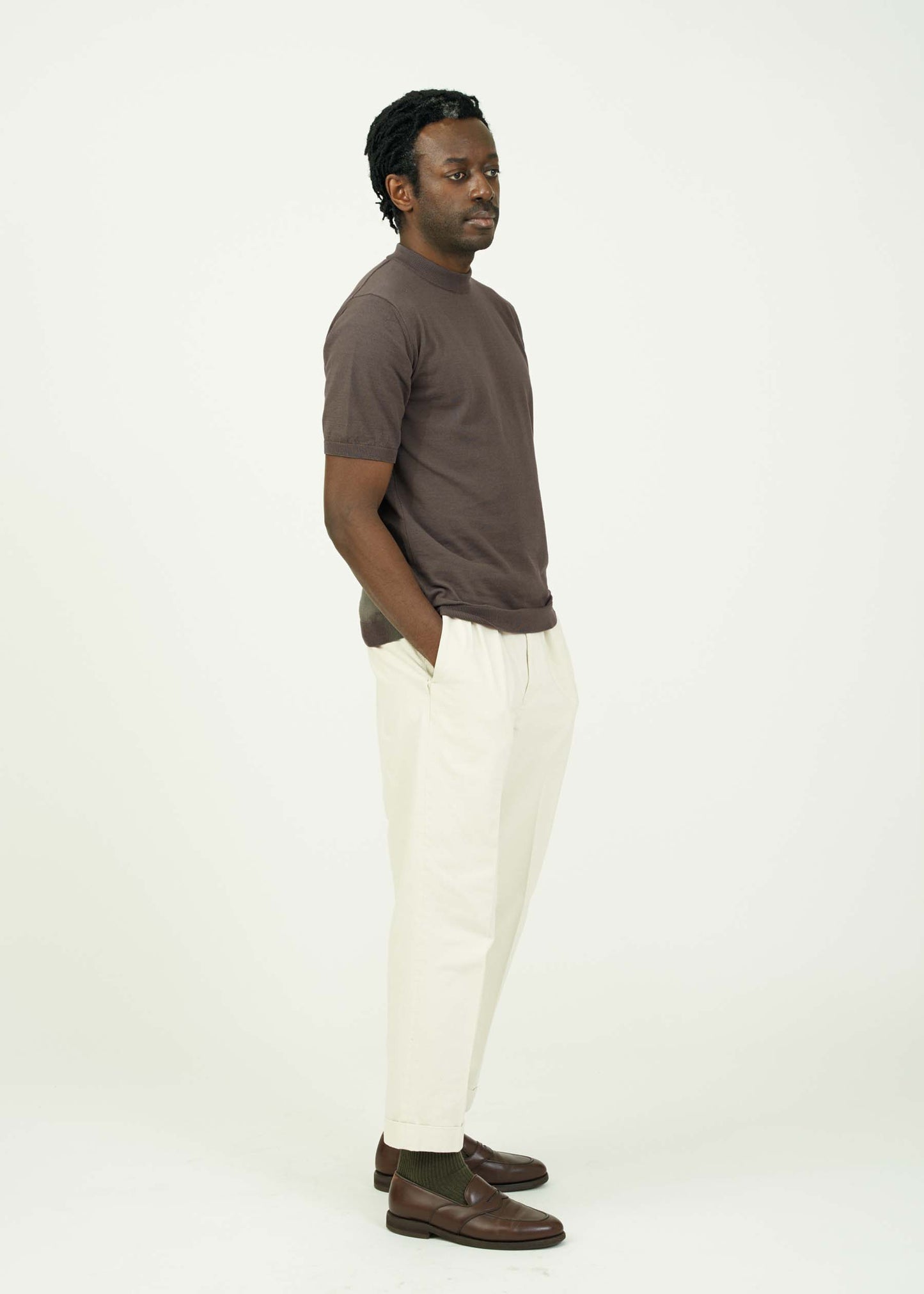 ICE COTTON MOCK NECK