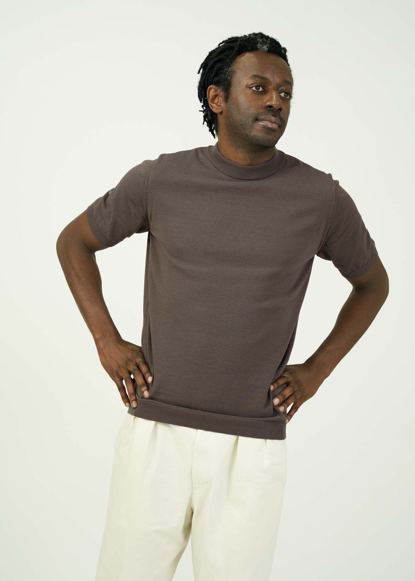ICE COTTON MOCK NECK