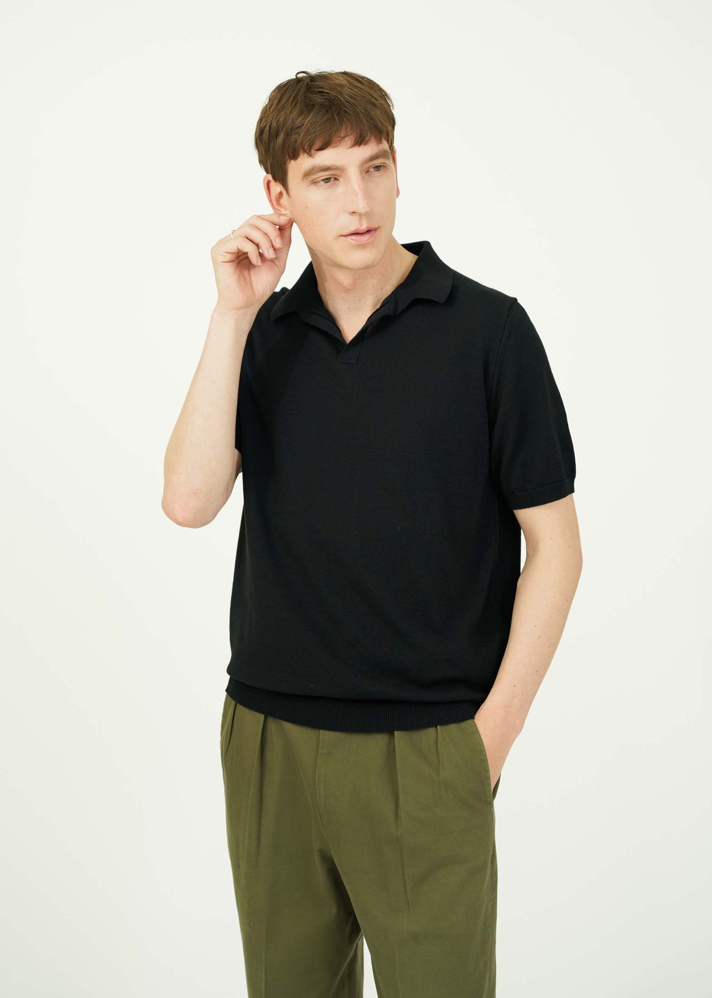 ICE COTTON SKIPPER POLO NECK