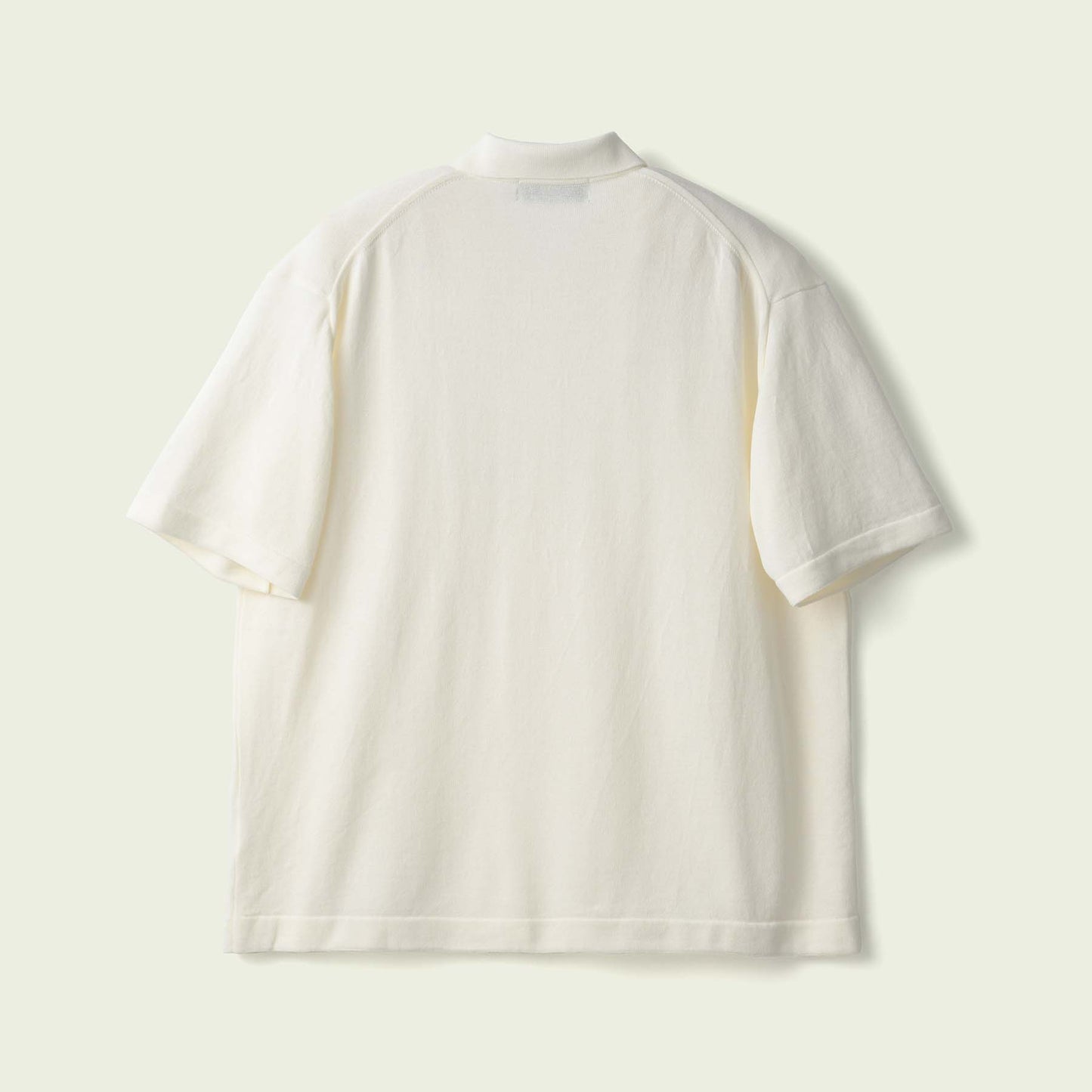 ICE COTTON OPEN COLLAR SHIRT