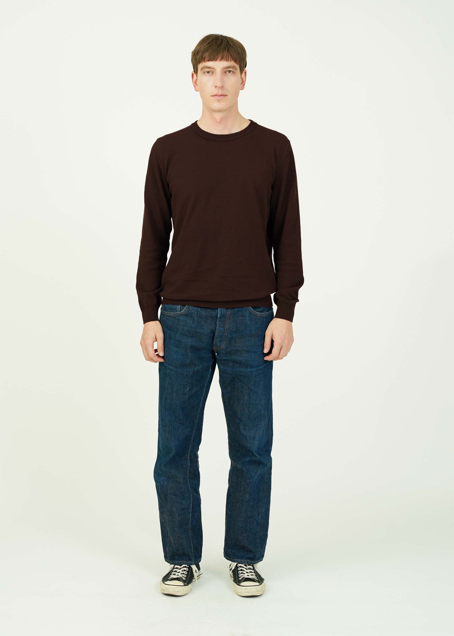 ICE COTTON LONG CREWNECK