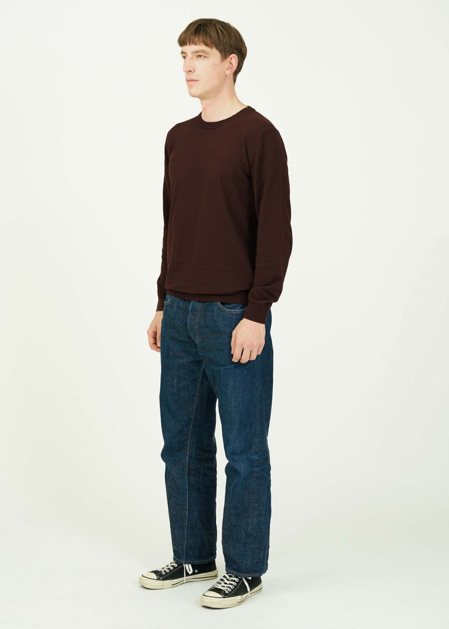 ICE COTTON LONG CREWNECK