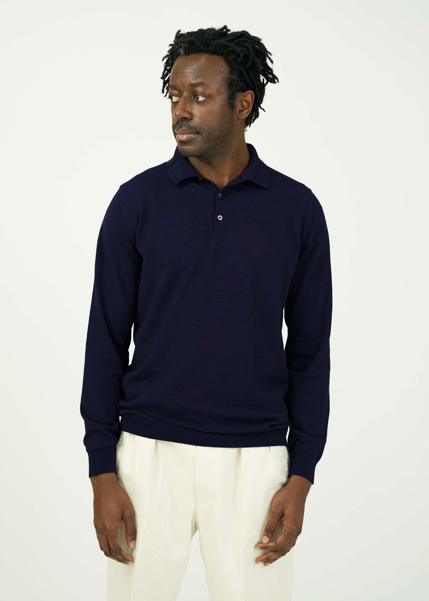 ICE COTTON LONG POLO NECK