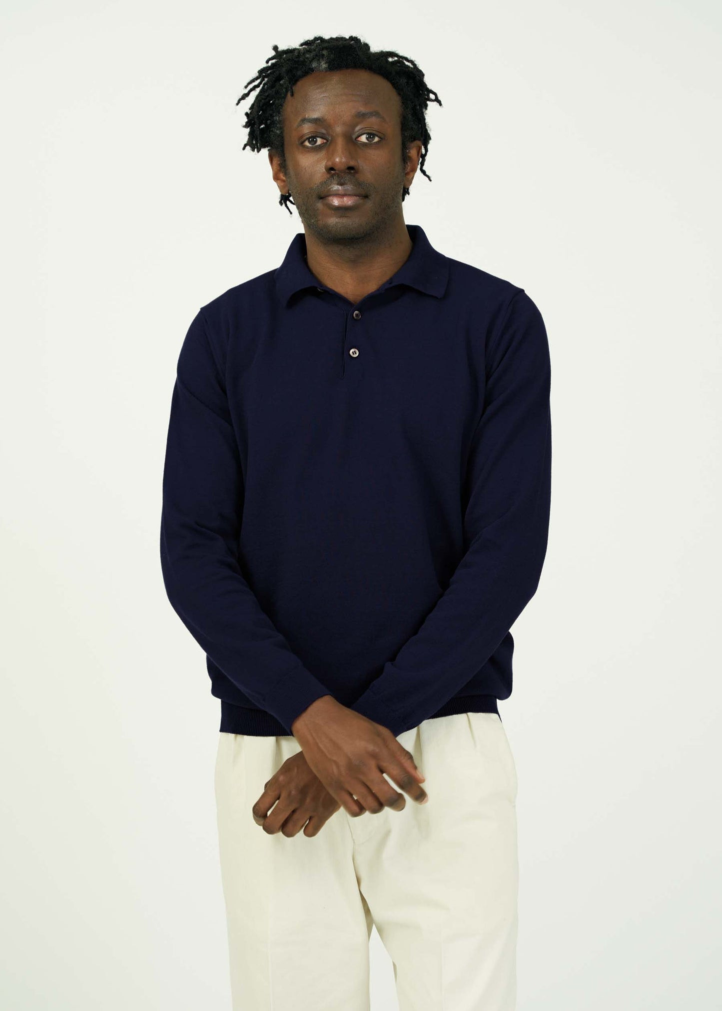 ICE COTTON LONG POLO NECK