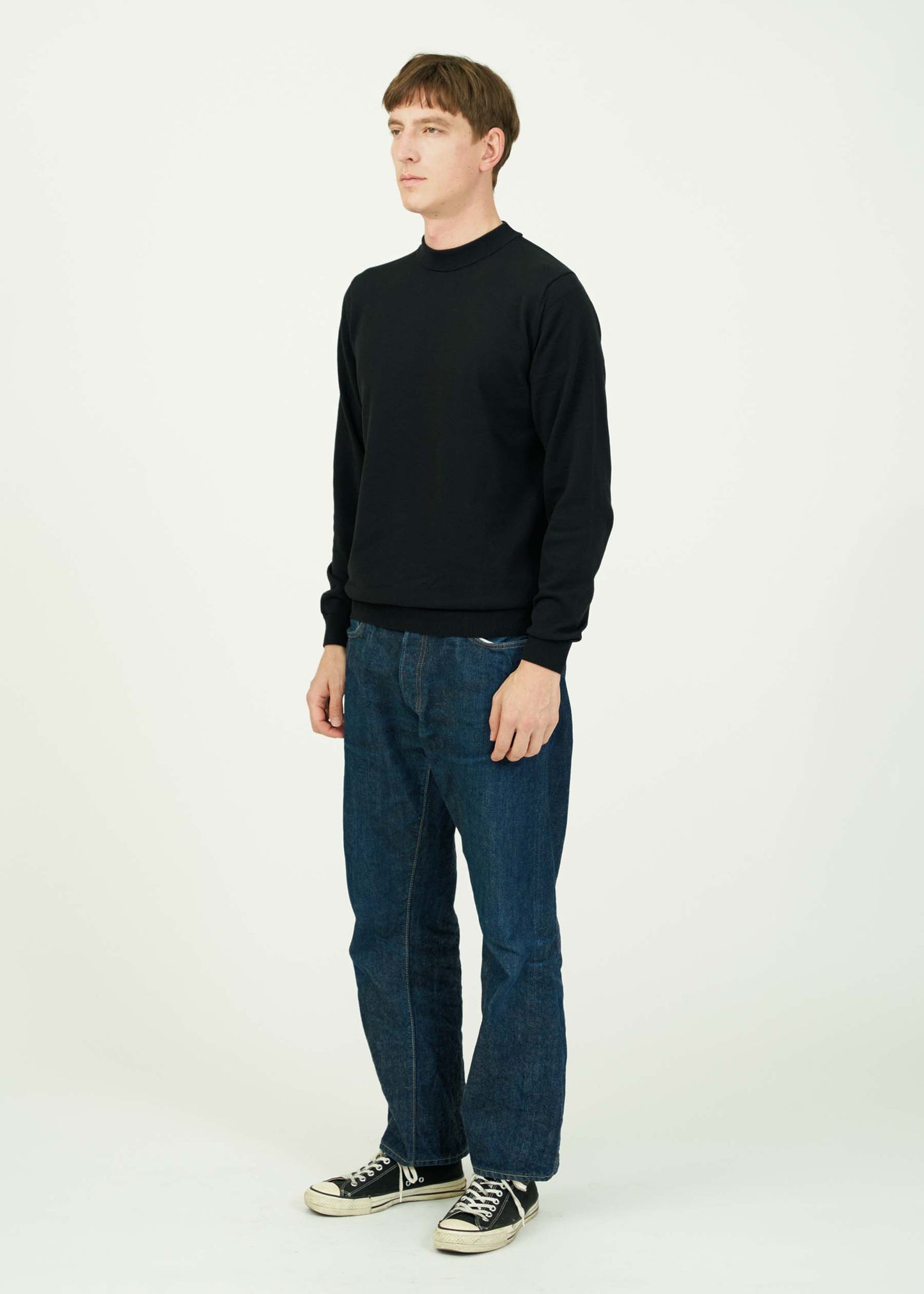 ICE COTTON LONG MOCKNECK