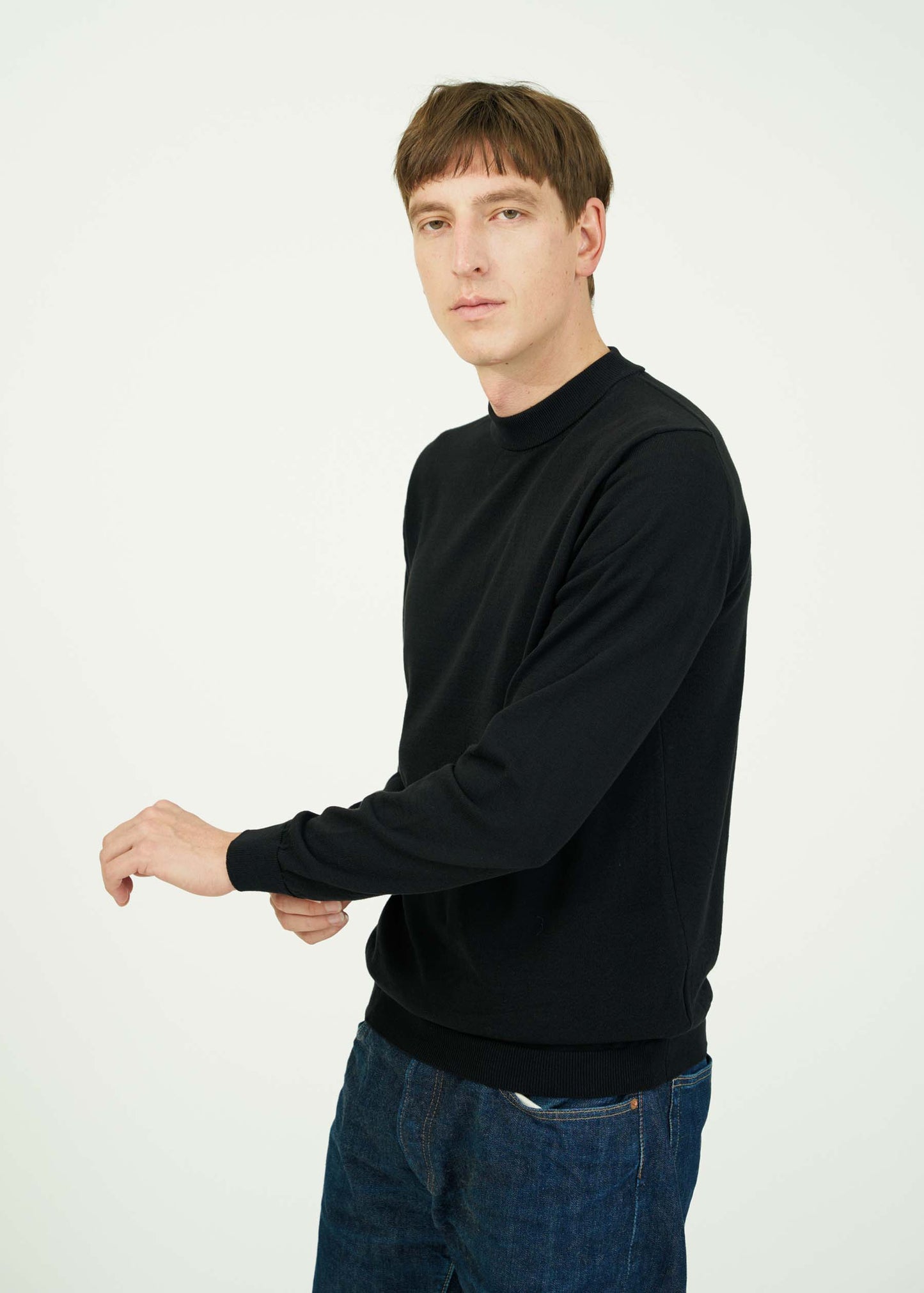 ICE COTTON LONG MOCKNECK