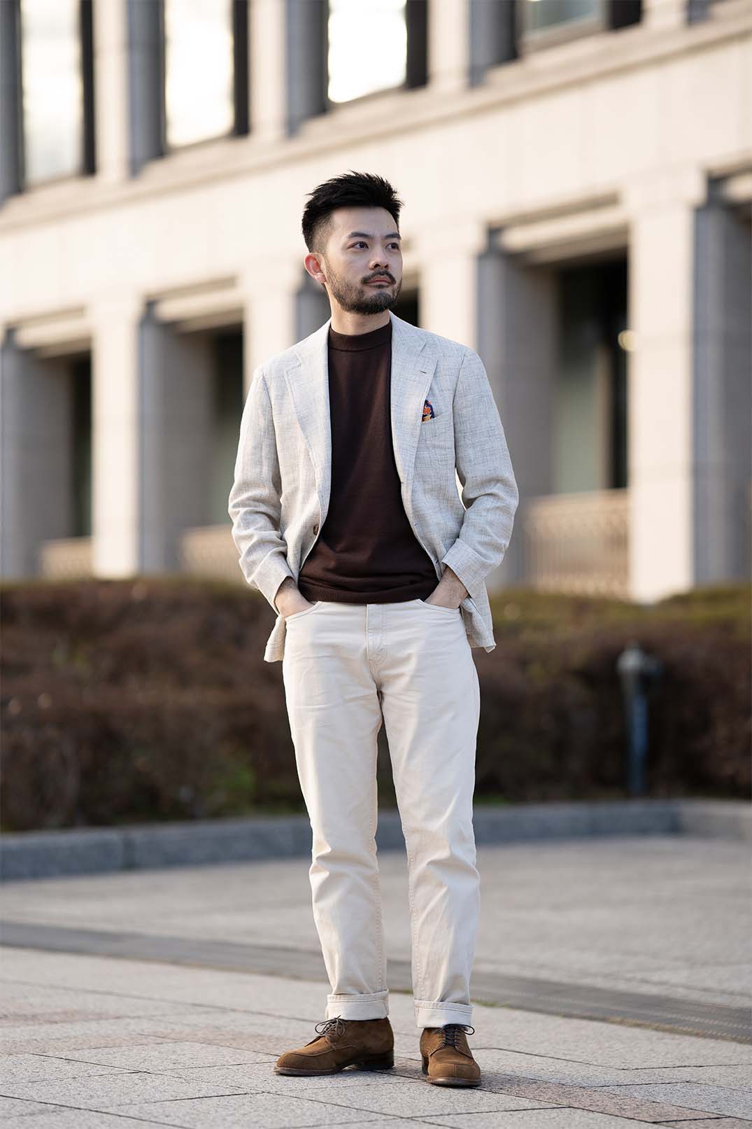 ICE COTTON MOCK NECK