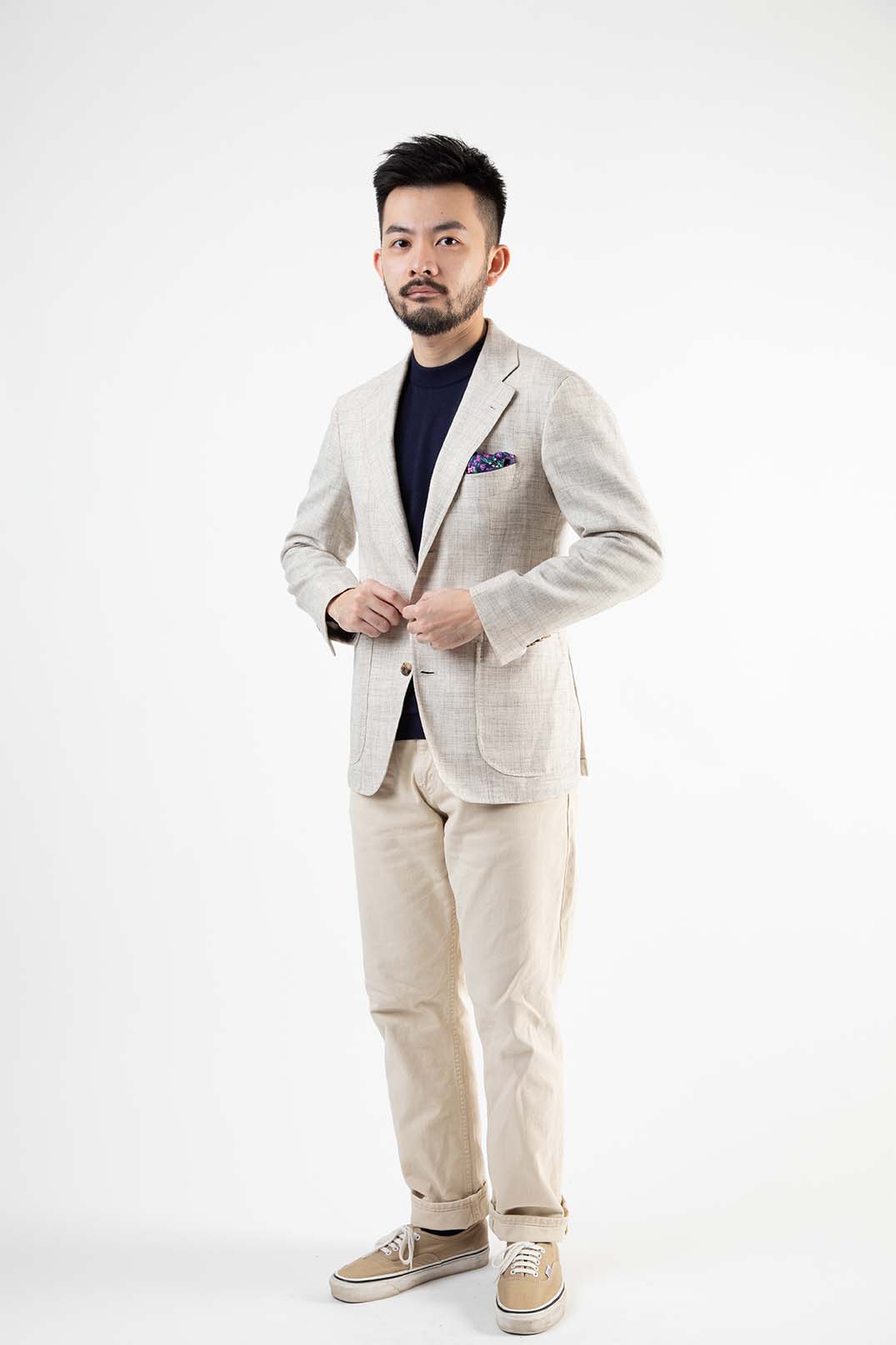 ICE COTTON LONG MOCKNECK