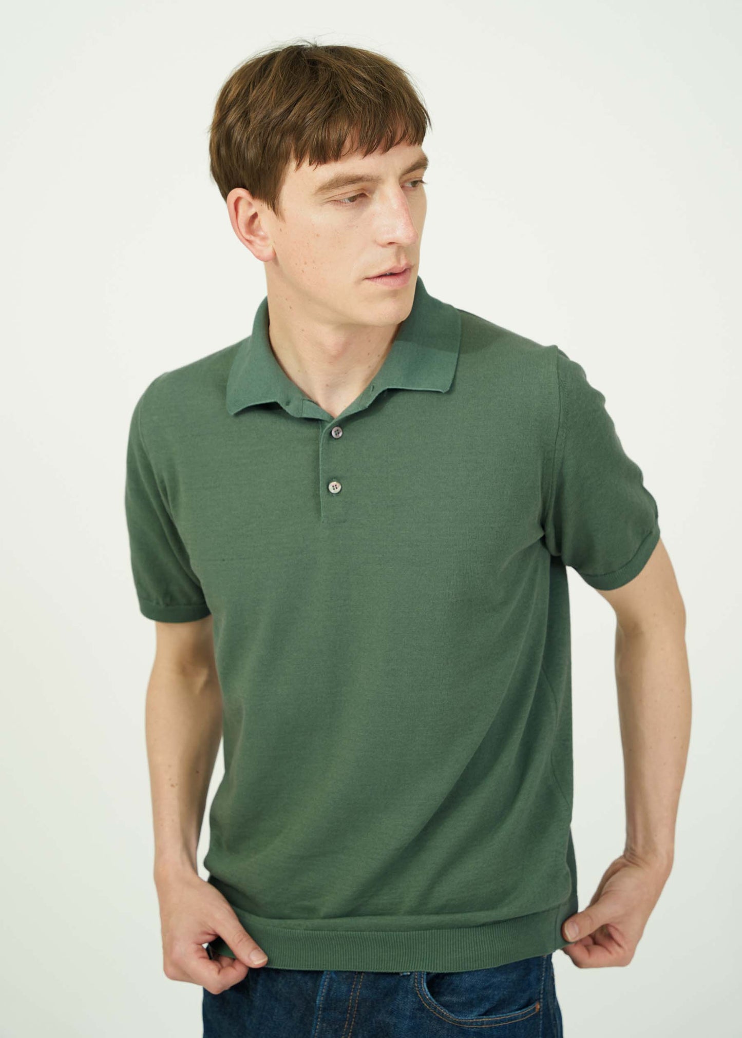 ICE COTTON POLO NECK