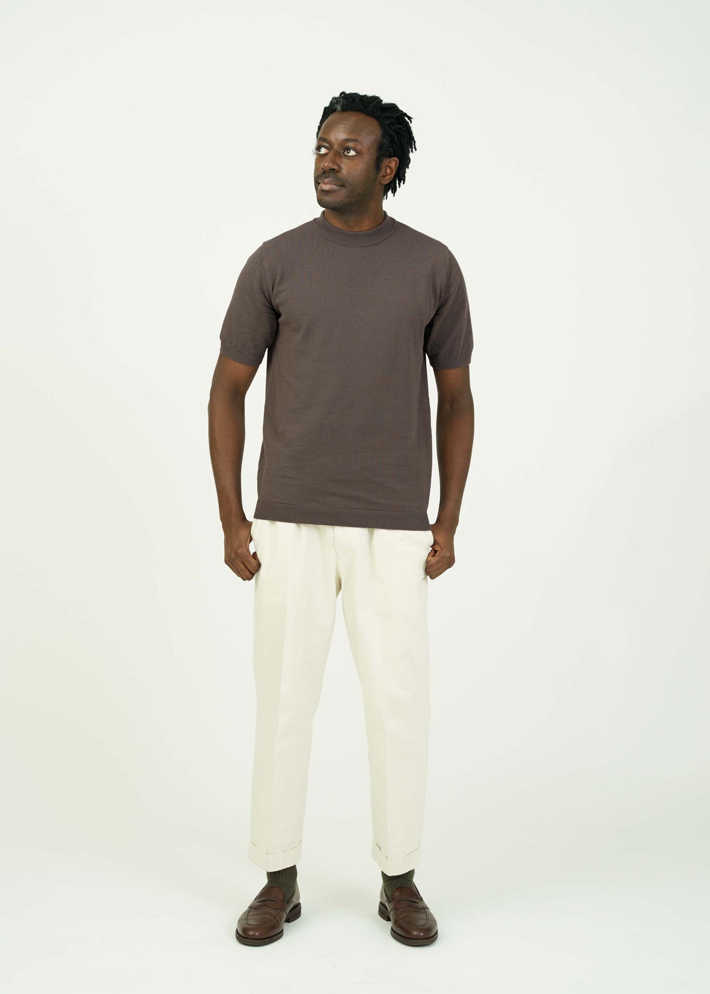 ICE COTTON MOCK NECK