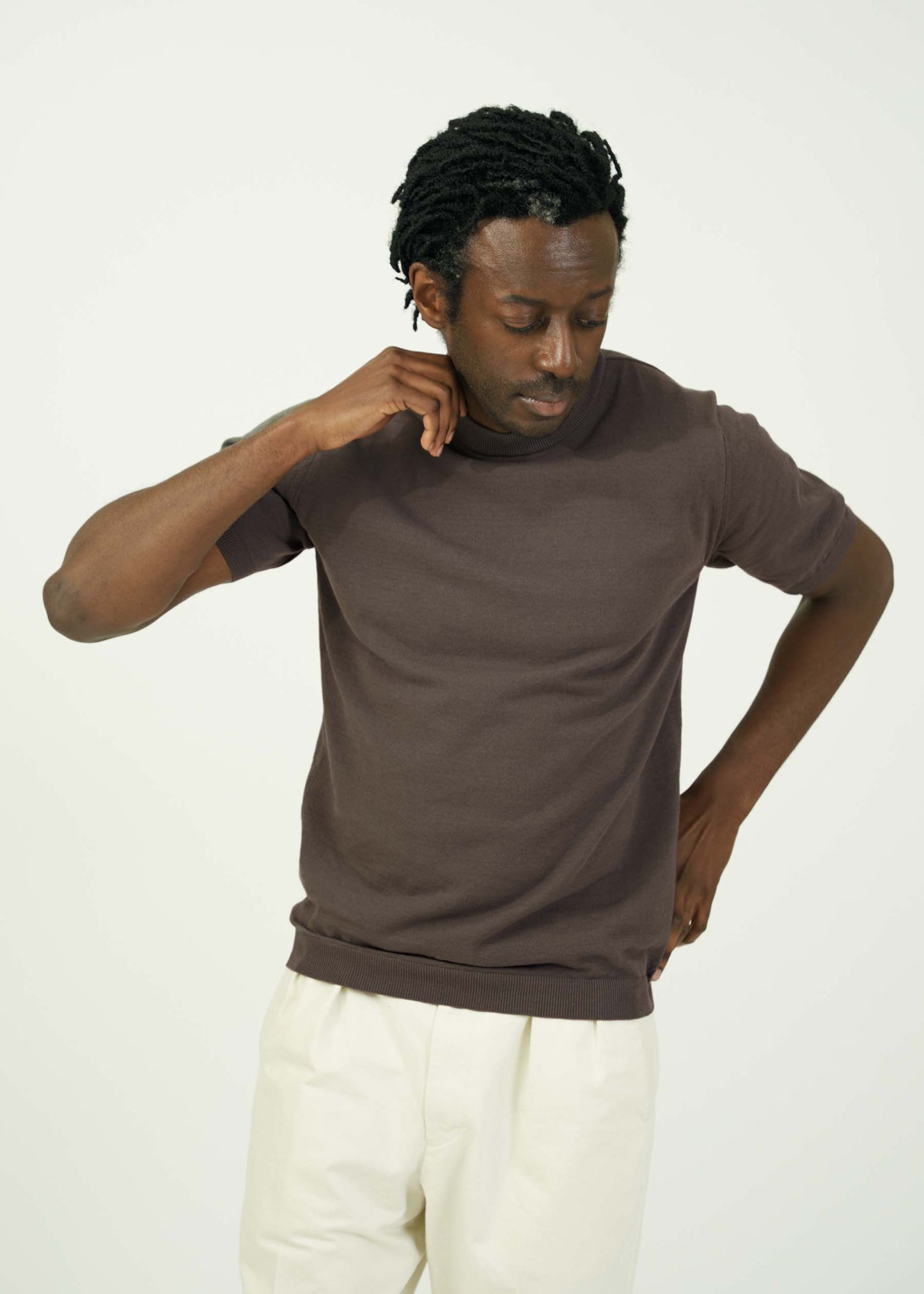 ICE COTTON MOCK NECK