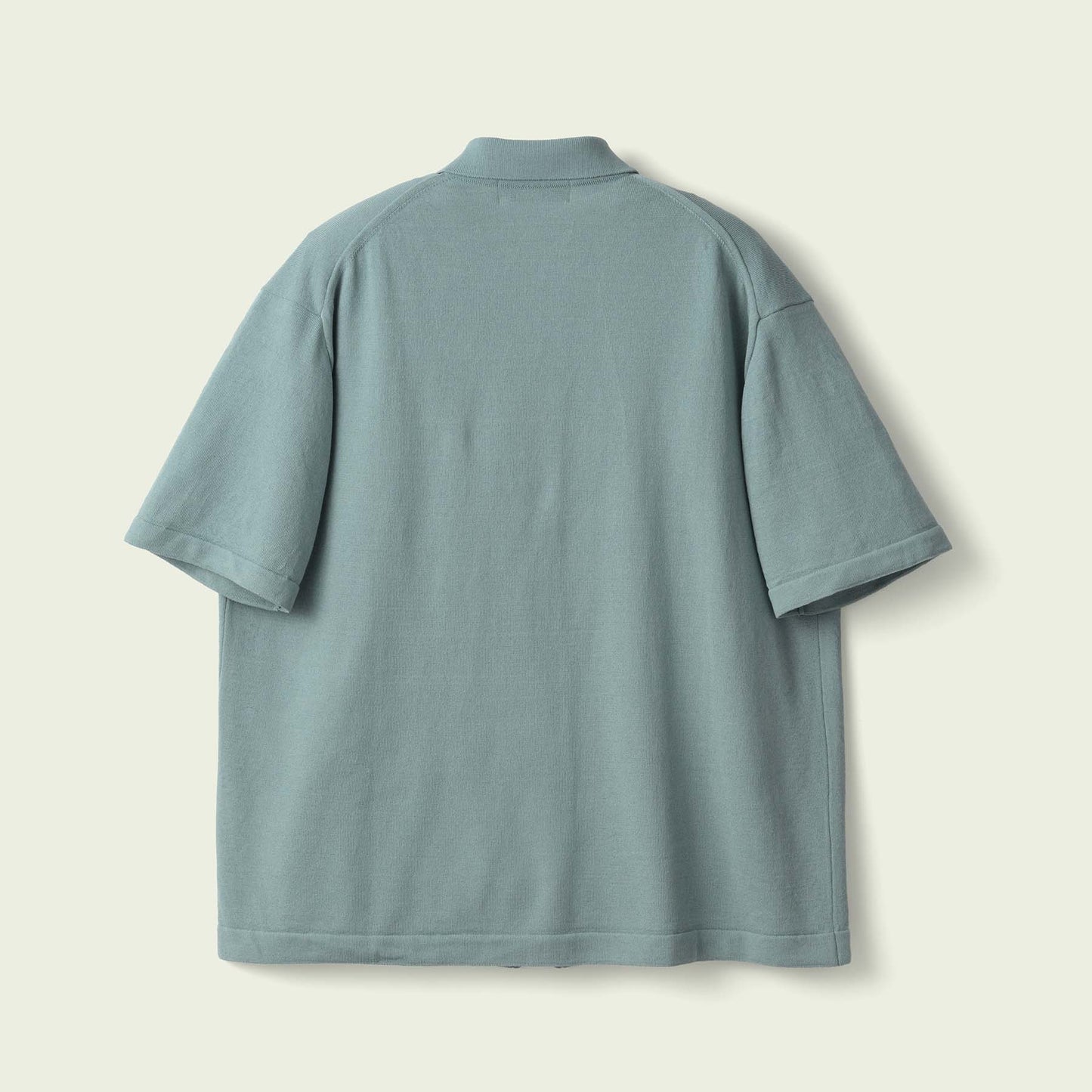 ICE COTTON OPEN COLLAR SHIRT