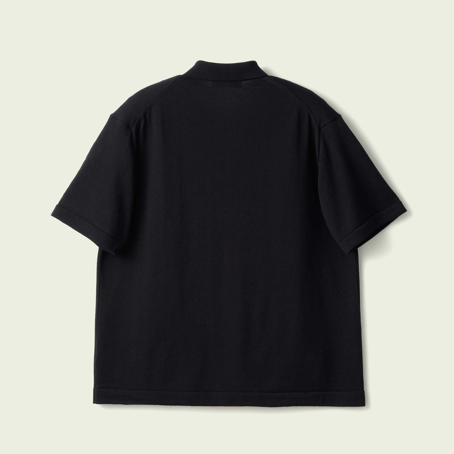 ICE COTTON OPEN COLLAR SHIRT