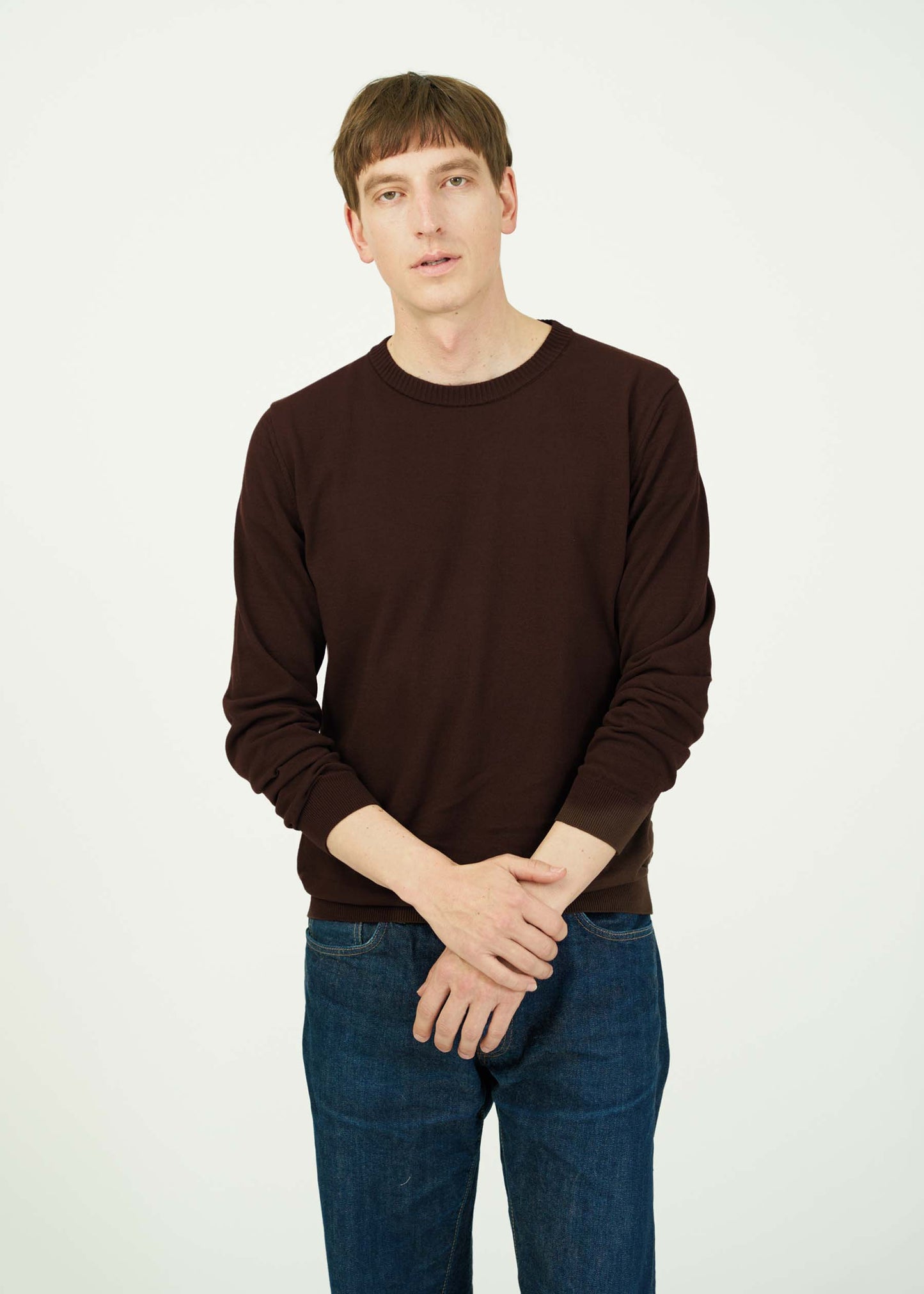 ICE COTTON LONG CREWNECK