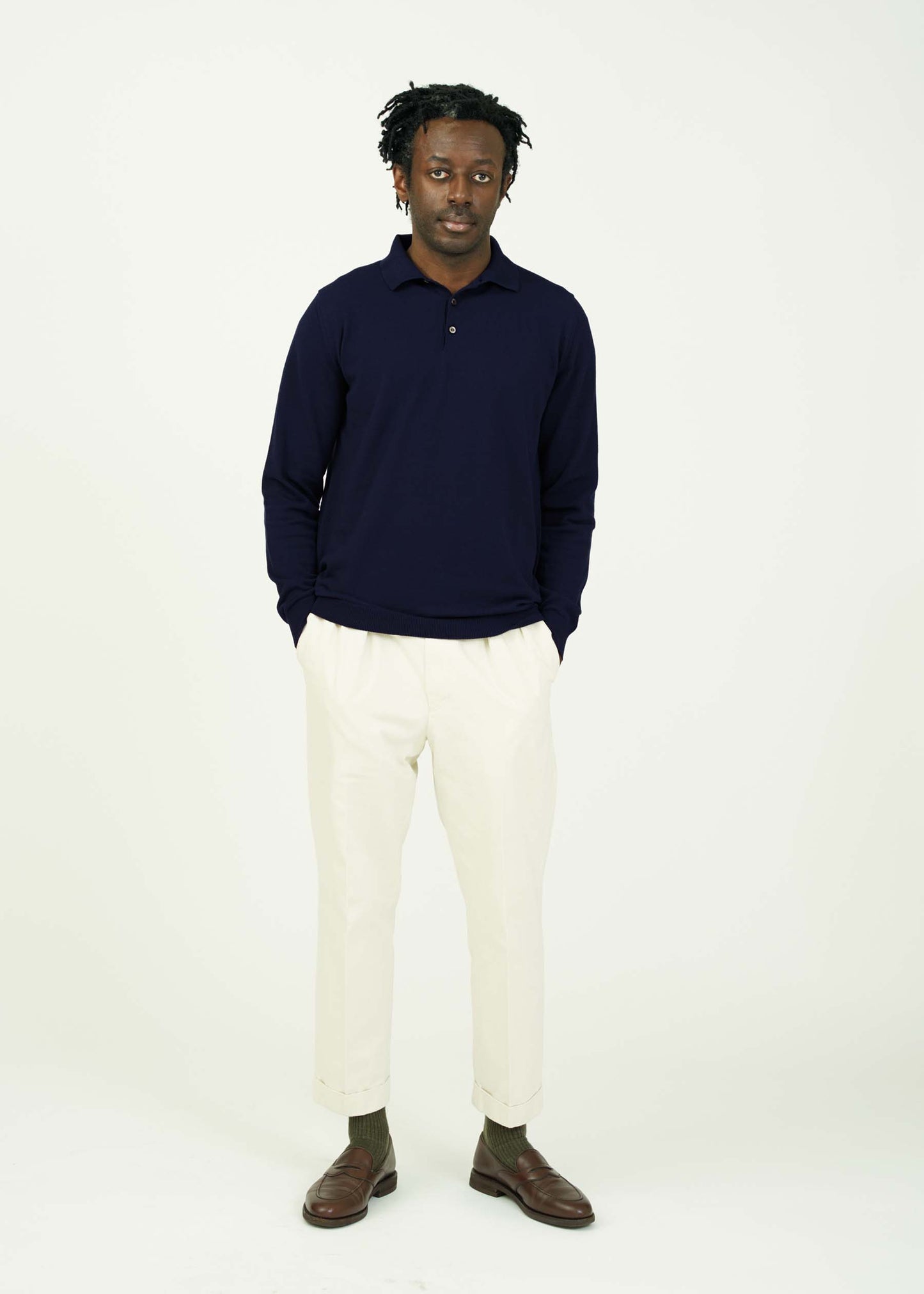 ICE COTTON LONG POLO NECK