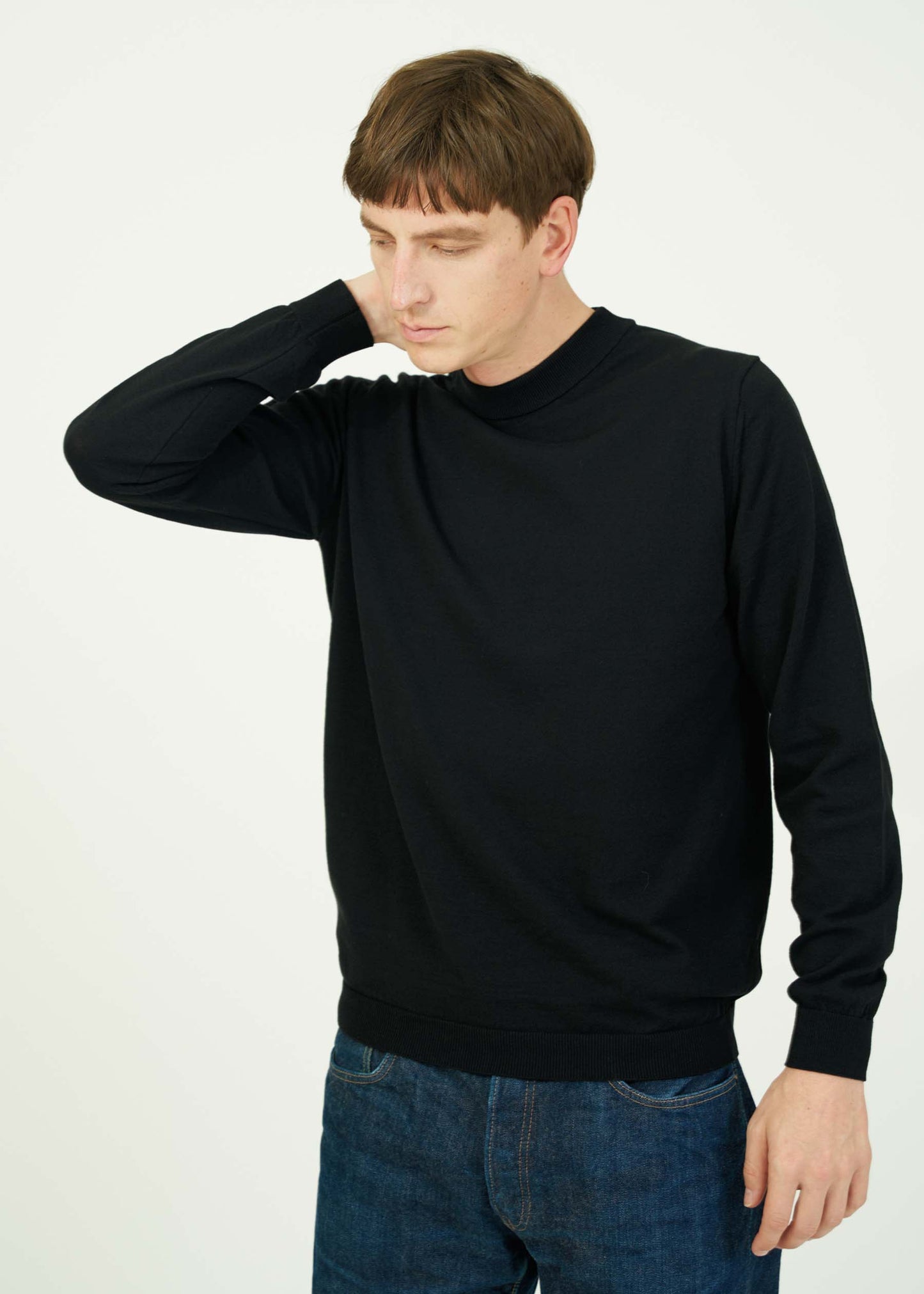 ICE COTTON  LONG MOCKNECK